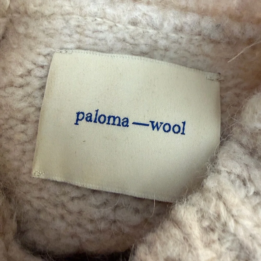 Paloma Wool Piero Face Intarsia Wool Alpaca Blend Knitted Boxy Sweater In Ecru - Picture 13 of 16